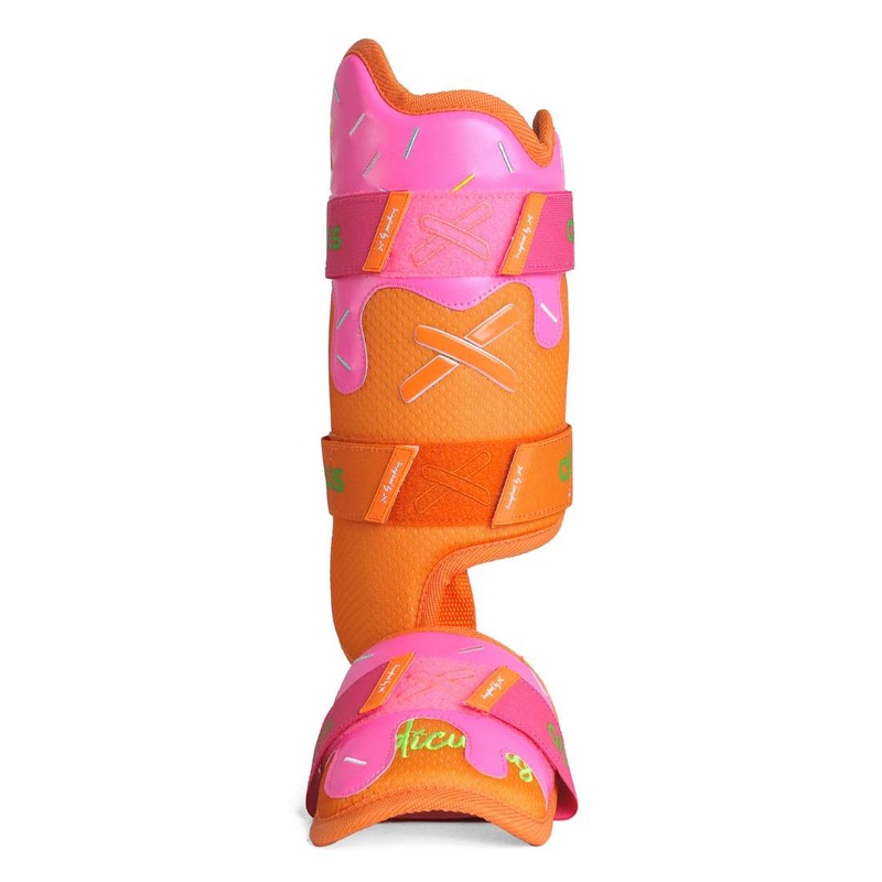 rainbow sherbet ice cream drip model leg guard