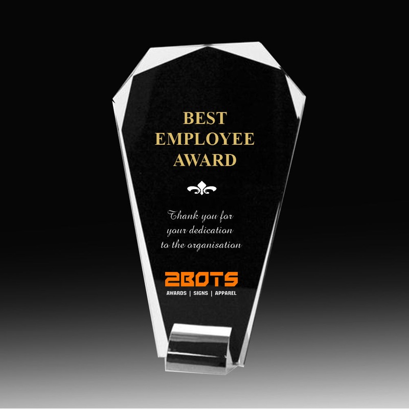 CHUTE AWARD|S – 165MM $55.00|M – 185MM $60.00|L – 205MM $65.00|ARTWORK $10|UV PRINT IN COLOUR $45