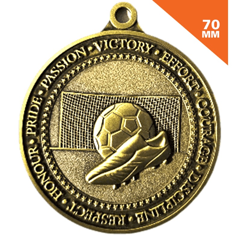 SOCCER 70MM MEDAL MS231  * Discounts applied in cart *