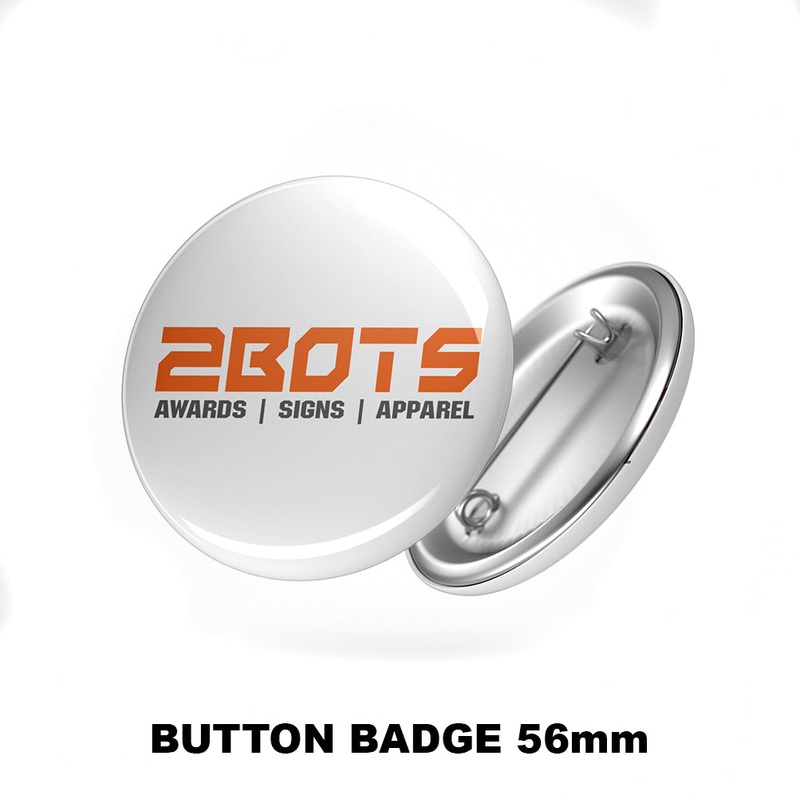BUTTON BADGE 56mm – PACKS OF 40
