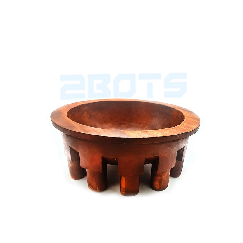 kava bowl 13 inch|NONE|PRINTED SILVER PLAQUE + $30.00|PRINTED GOLD PLAQUE + $30.00