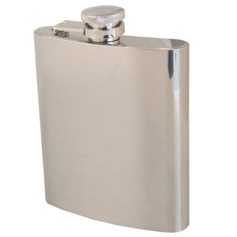 Stainless Steel 4oz Hip Flask.
