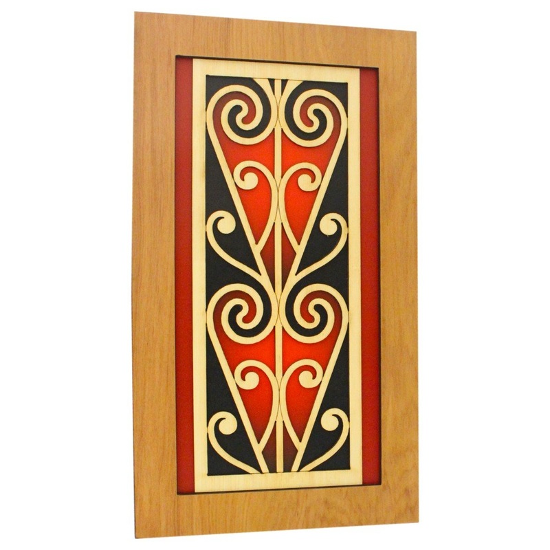 WALL ART COLOURED SCROLL|L – 300MM $75.00|NONE|PRINTED SILVER PLAQUE + $28.00|PRINTED GOLD PLAQUE + $28.00