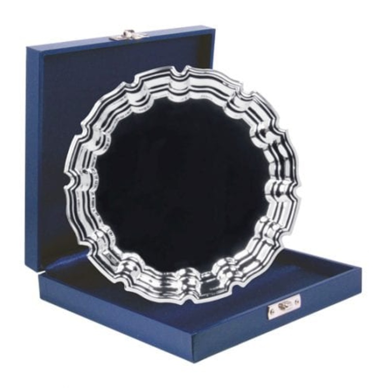 Chippendale Tray  ORNATE|SMALL 180MM $85.00 (OUT OF STOCK)|MEDIUM 215MM $100.00 (OUT OF STOCK)|LARGE 280MM $145.00 (OUT OF STOCK)|NONE|ADD ENGRAVING + $40|NONE|ADD LOGO + $20