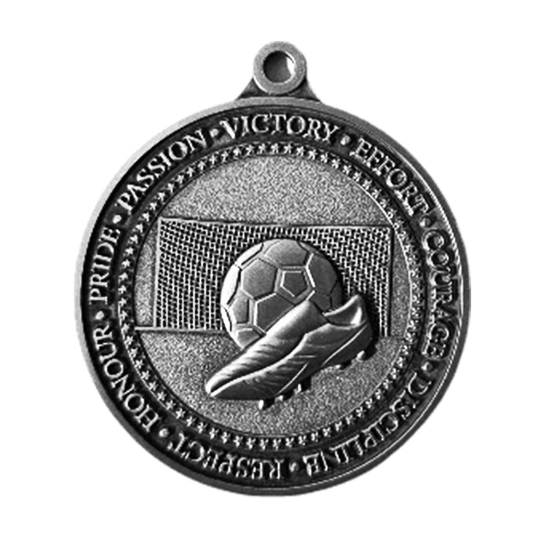 SOCCER HONOUR MEDAL Silver 50MM MS201