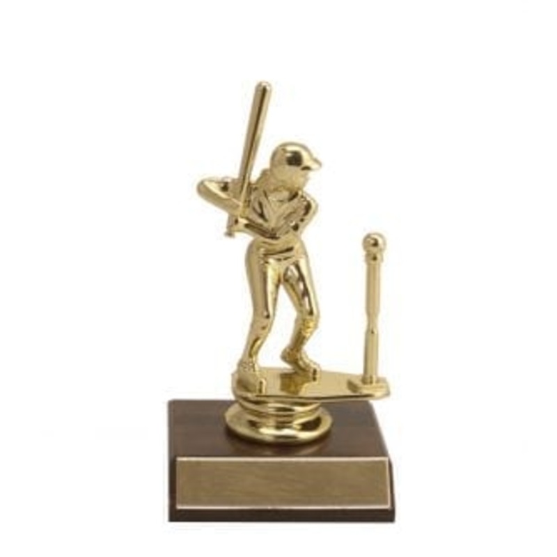 TBALL FEMALE AND BASE   – FREE TITLE PLAQUE