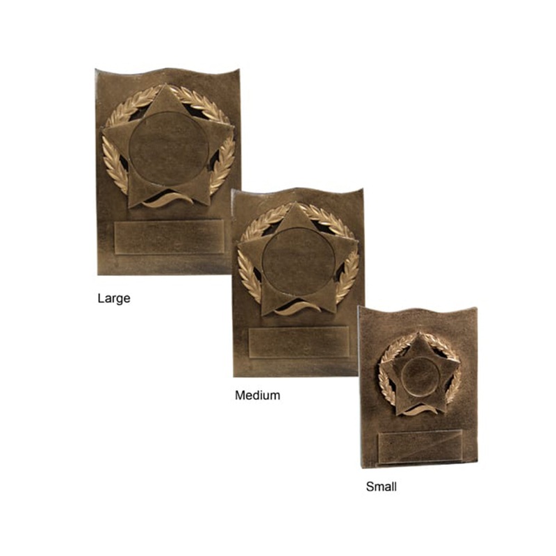 KOTINOS STAR VICTORY AWARD|RES427A – 110MM – $21.00|RES427B – 125MM – $24.00|RES427C – 145MM – $27.50|NONE|ADD MY LOGO FREE