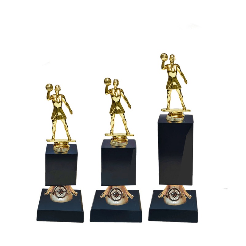 BLACK TOWER V2 WITH RISER – NETBALL – (SELECT YOUR FIGURINE)