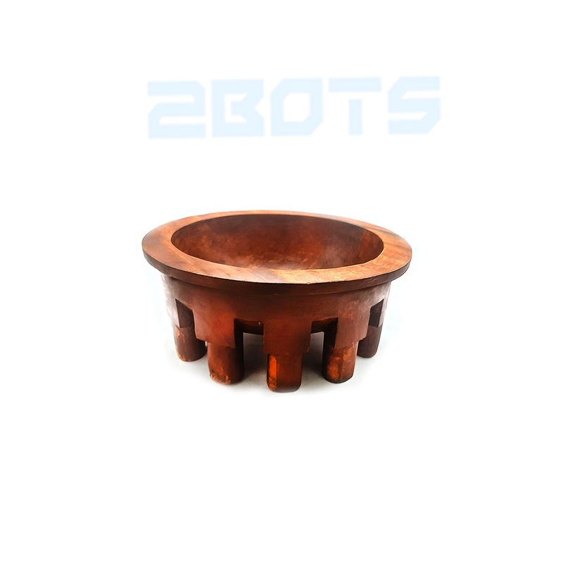 kava bowl 9 inch|NONE|PRINTED SILVER PLAQUE + $30.00|PRINTED GOLD PLAQUE + $30.00