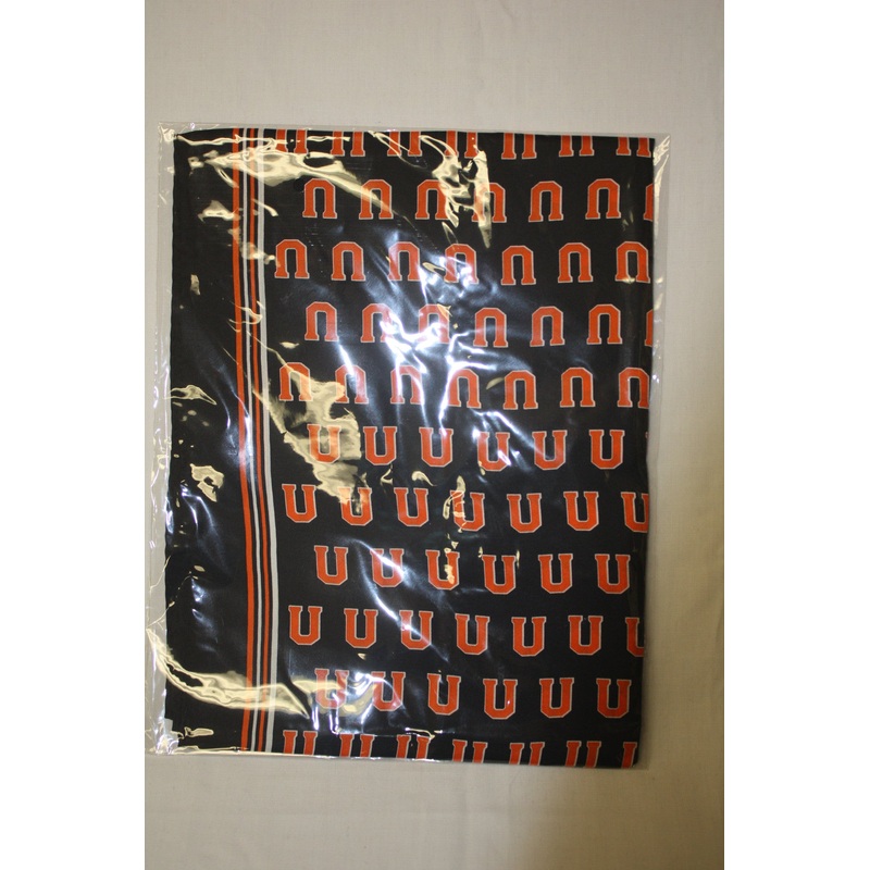 Silk Scarf|Black|Orange