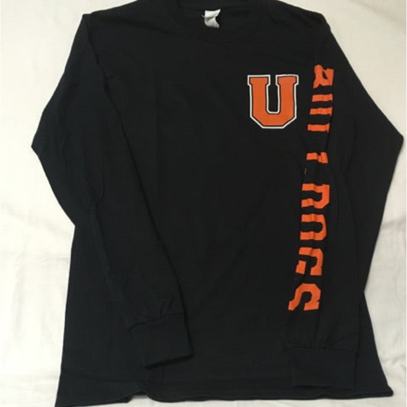 Black Bulldogs Sleeve LST|Small|Medium|Large|XLarge|2XLarge|3XLarge