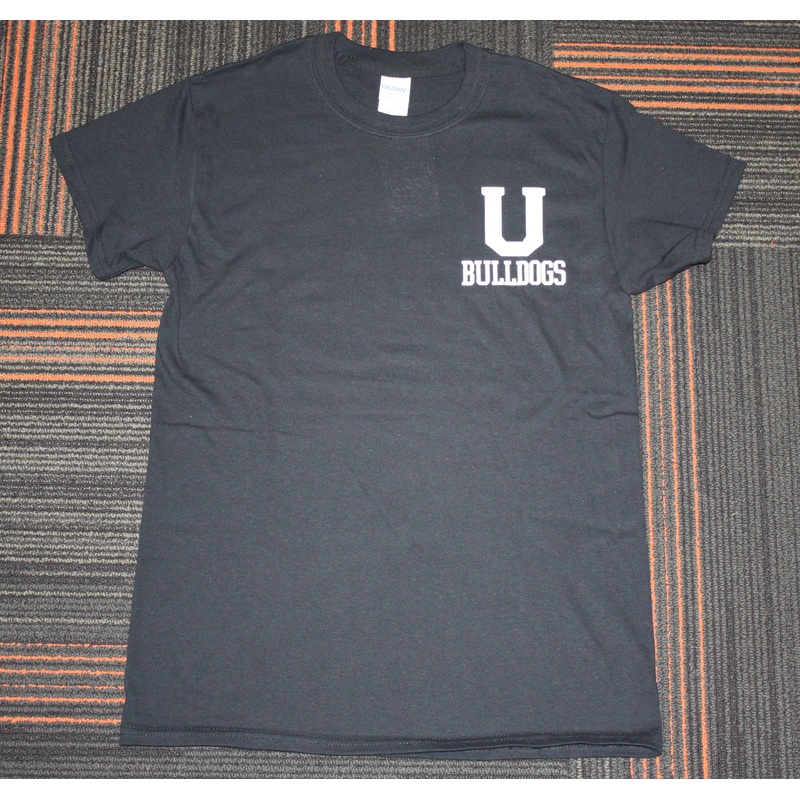 Black U Bulldogs Tee|Small|Medium|Large|XLarge|2XLarge|3XLarge