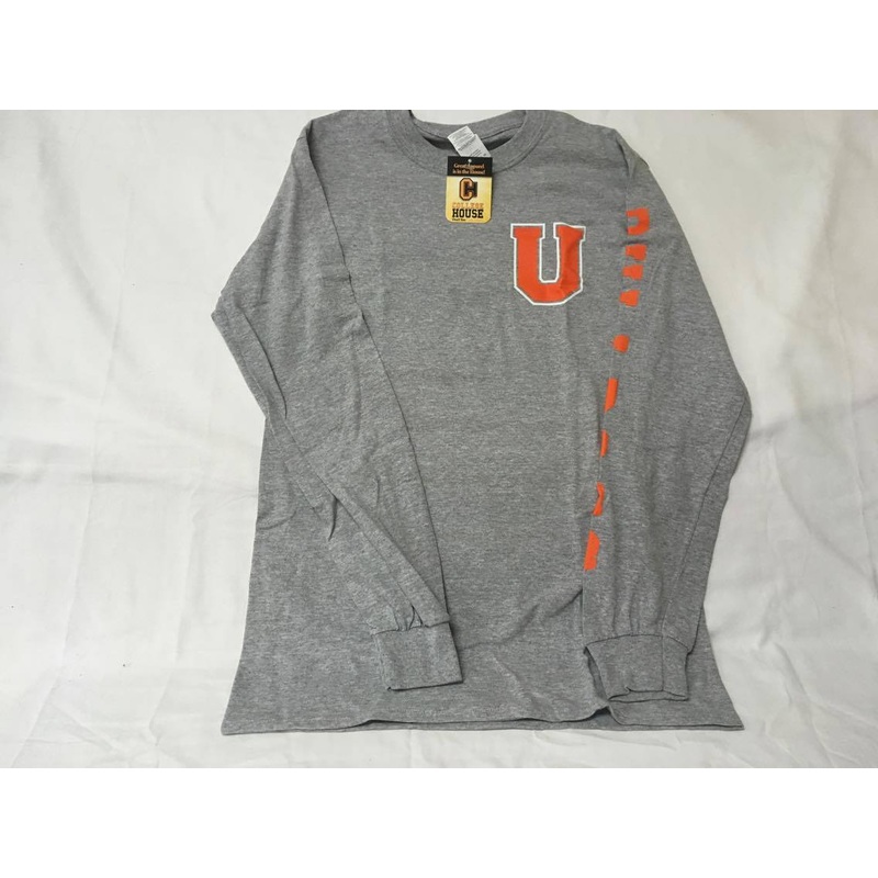 Gray Bulldogs Sleeve LST|Small|Medium|Large|XLarge|2XLarge|3XLarge