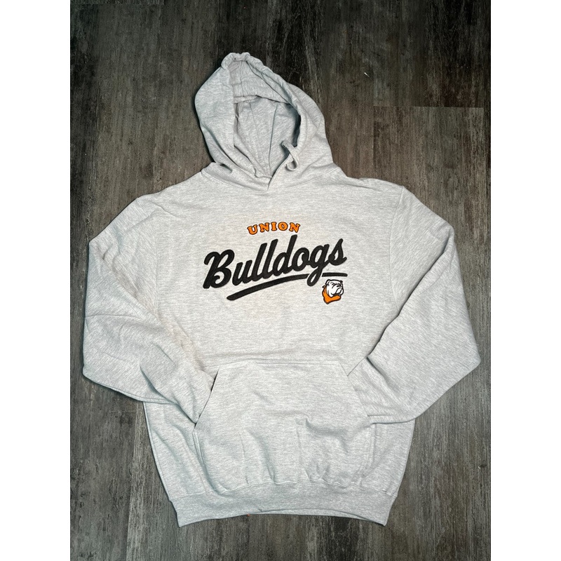 Gray Vintage Bulldog Hoodie|Small|Medium|Large|XL|2XL