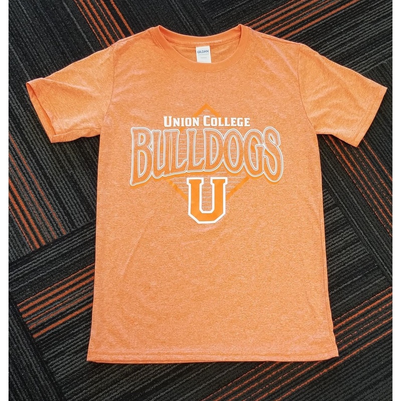 Heather Sport Orange Union Bulldogs U Tee