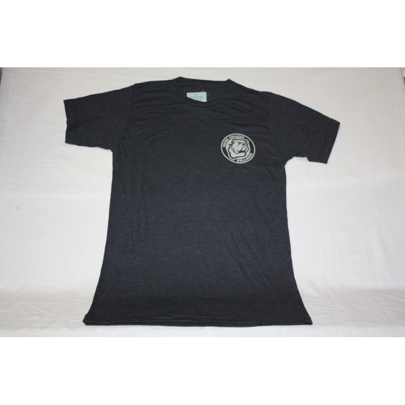 Men’s Graphite Tri-Blend Circle Bulldog Logo Tee