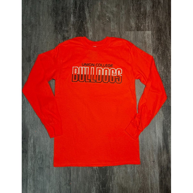 Orange Bulldog Long Sleeve|Small|Medium|Large|XL|2XL