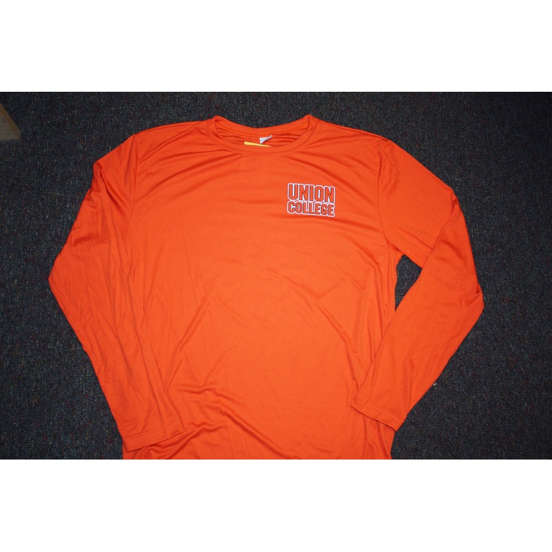 Orange Long Sleeve Sport Shirt