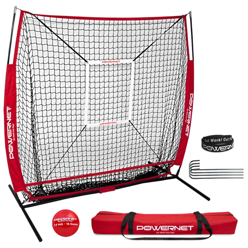 5×5 FT Training Net Bundle|Red|Black