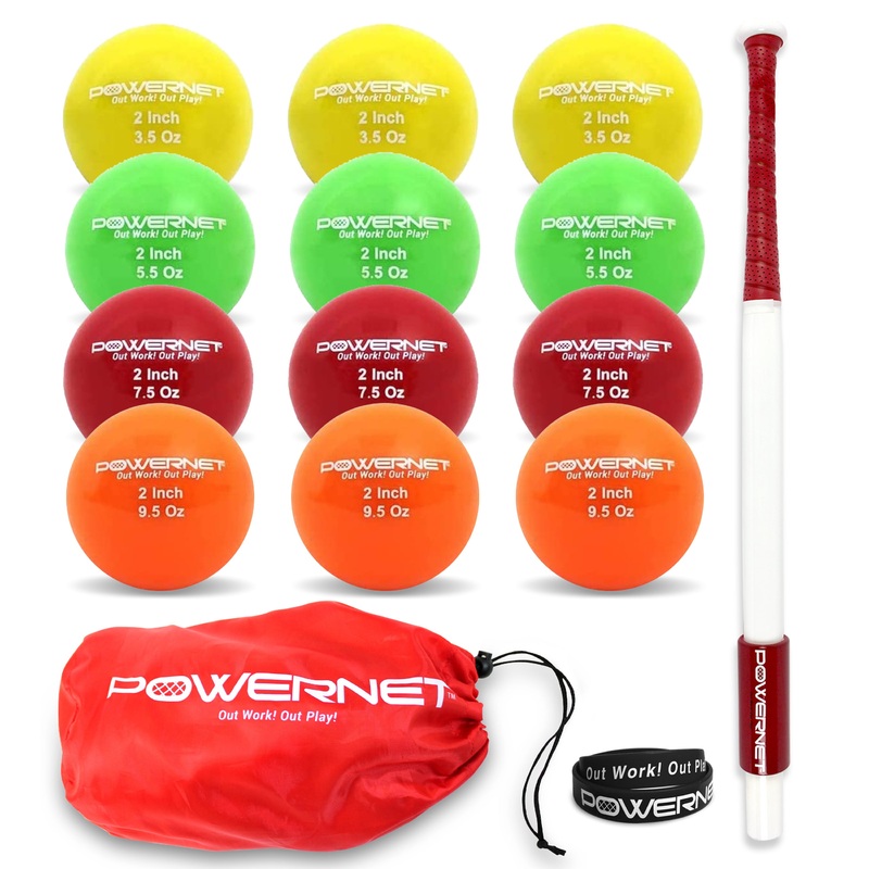 Sweet Spot Training Bat + 2 Progressive Micro Ball 12 PK Set