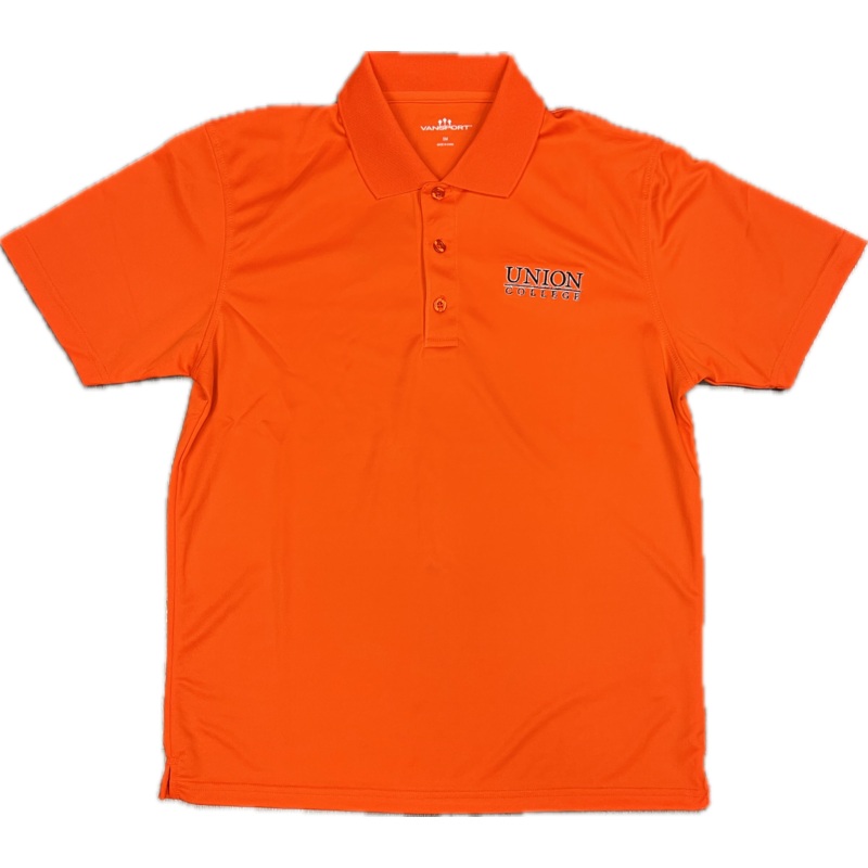 Union College Polo|Gray|Orange|Small|Medium|Large|XL|2XL|3XL