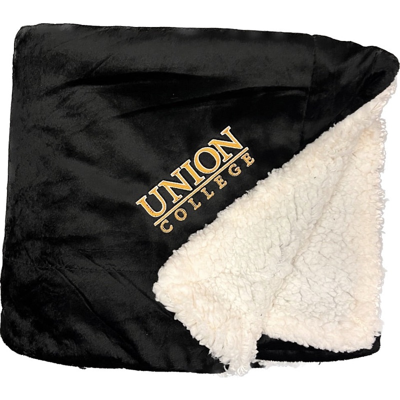 Union Sherpa Blanket|Black|Gray