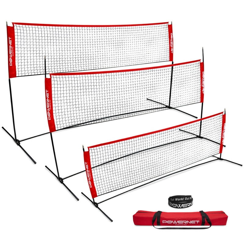 10×3 FT Portable Badminton, Tennis, Volleyball, Pickleball Net