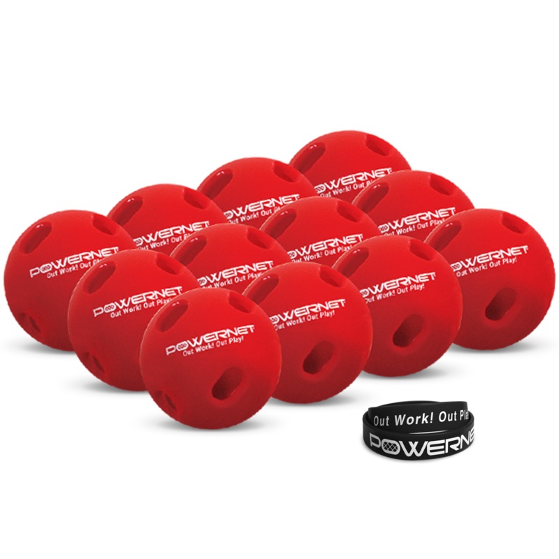 12 Pack Micro Crusher Training Baseballs (Yellow or Red)
