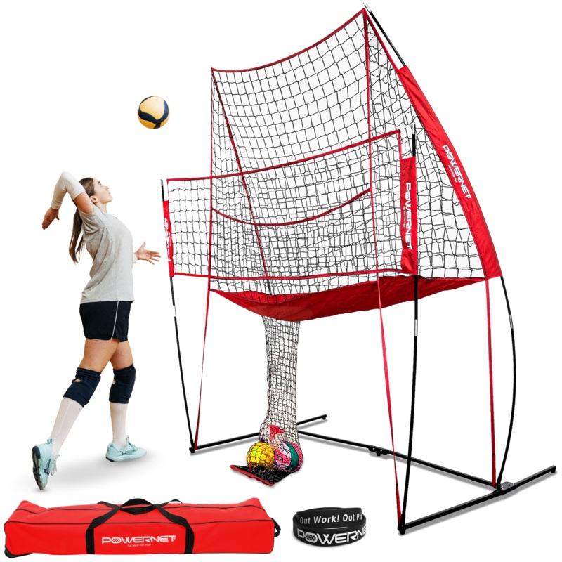Portable Volleyball Training Station Net