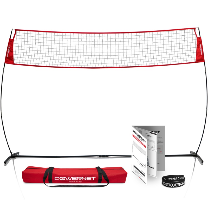 Portable Warm-up Volleyball Net | Adjustable Height