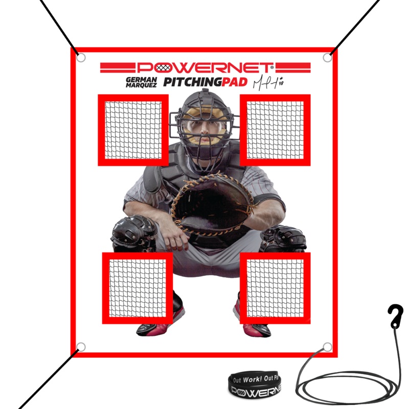 4 Net Pocket Pitching Pad|Pad w/ 7×7 Net|Pad Only