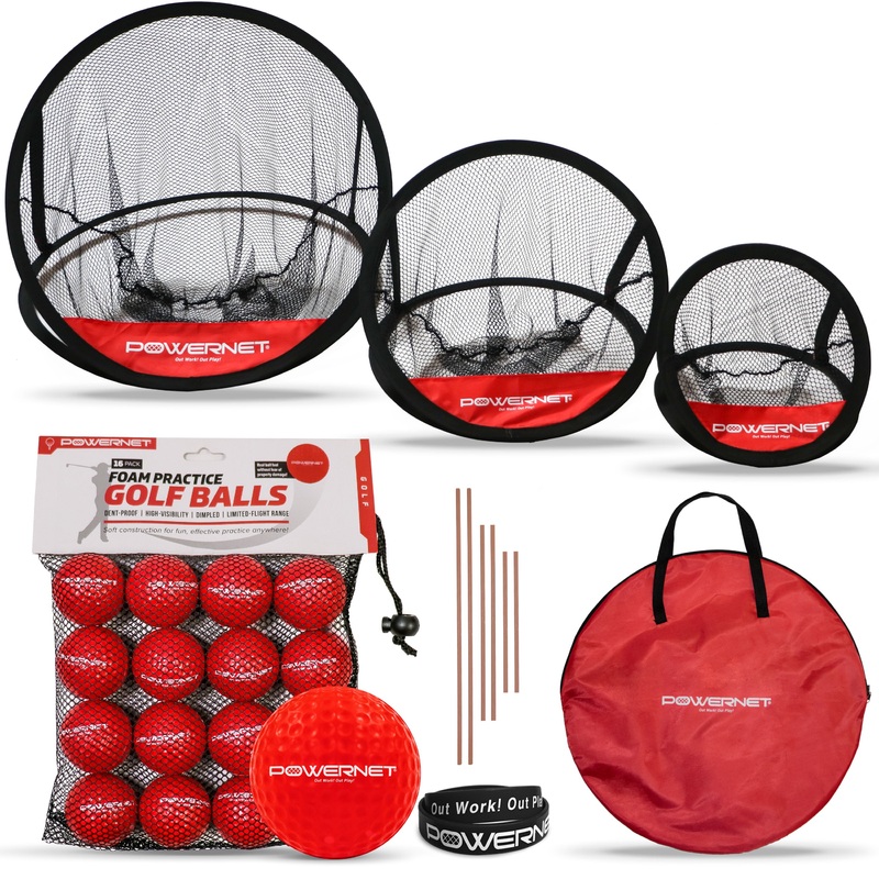 Golf Chipping Net Practice Bundle