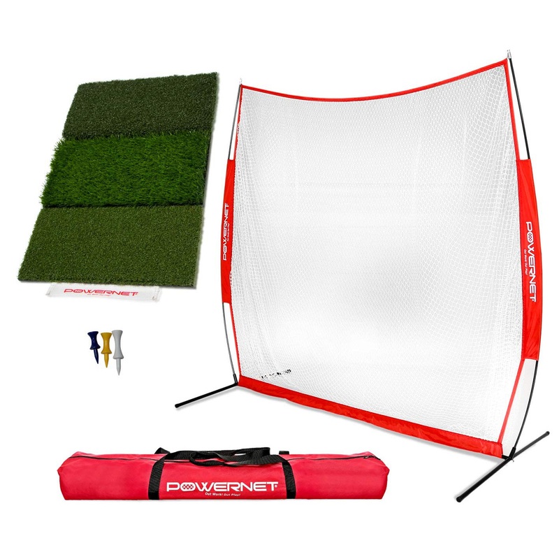 Golf Net and Mat Bundle | Choose Size