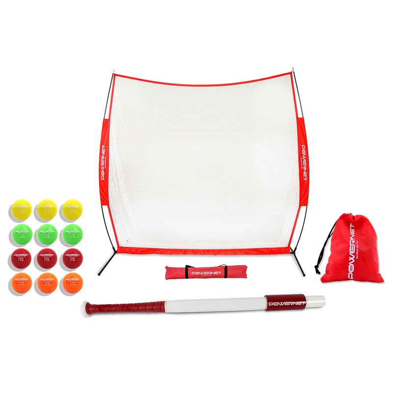 Micro 2 Weighted Training Balls 12 Pack Complete Set & Net Bundle
