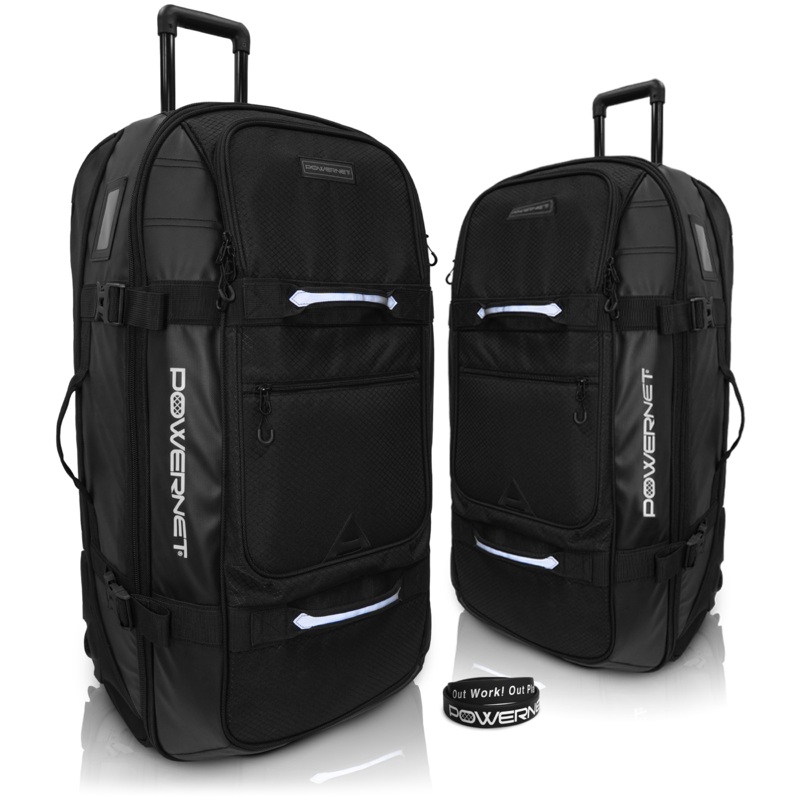 Rolling Duffle Bag with Wheels & Handle