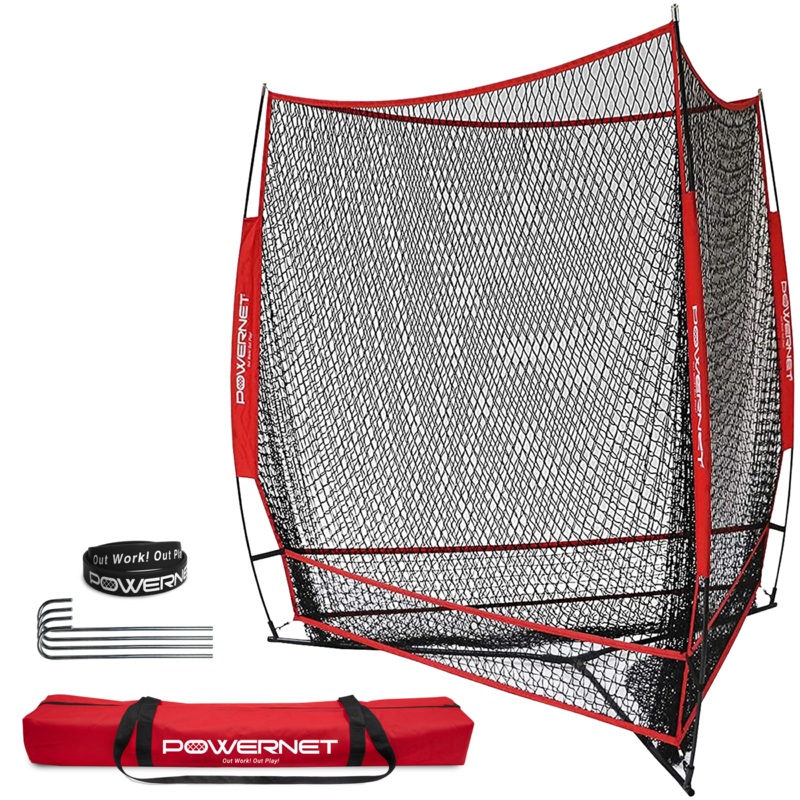 Triple Threat Net, 3 Way 7×7 Ft Baseball Training Net