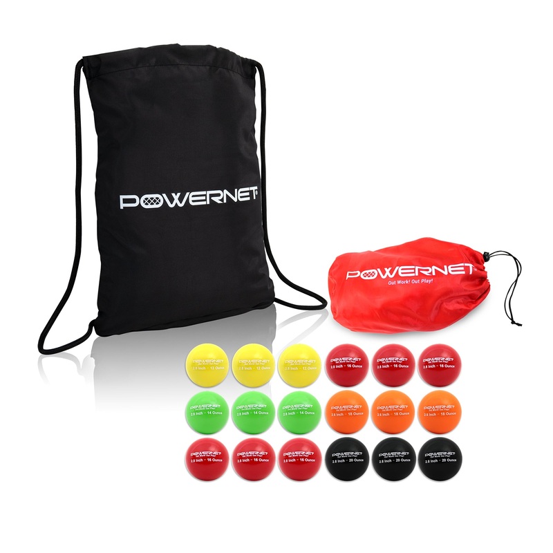 2.8 Baseball Weighted Training Balls Bundle with Backpack