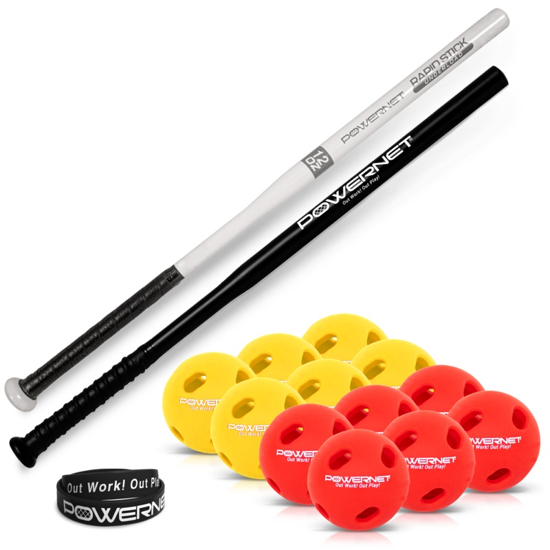 Overload and Underload Training Bats, Rapid Stick or Overload Bat with Micro Crushers