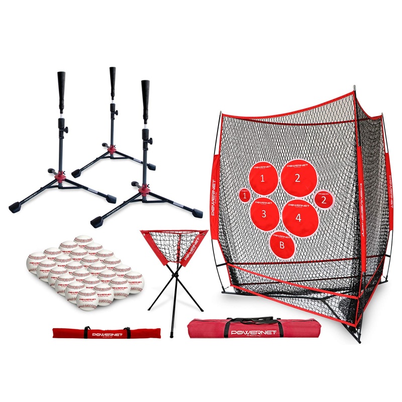 Triple Threat Team Training Net Baseball Bundle