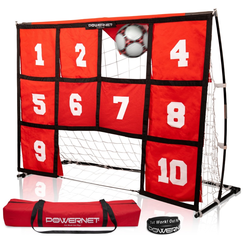 6×4 FT Numbered Soccer Target Goal