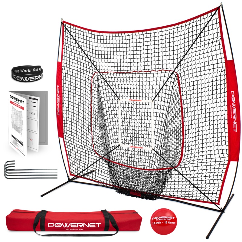 7×7 FT Practice Net Pitching Kit