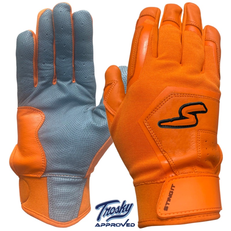 Color Crush Batting Gloves – Orange