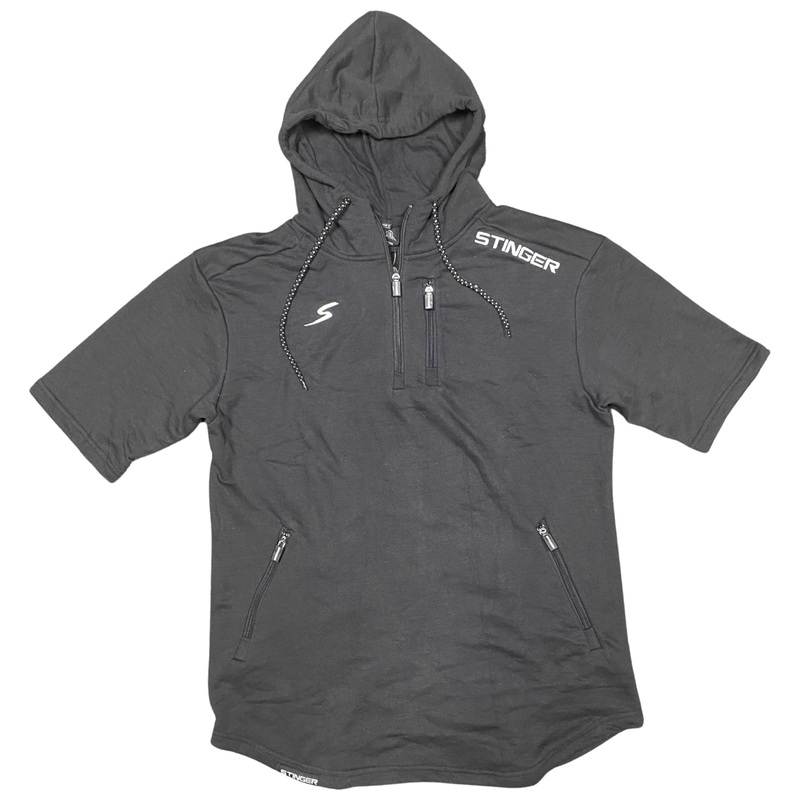 Half Sleeve Hoodie – Black|Small|Medium|Large|XL|XXL