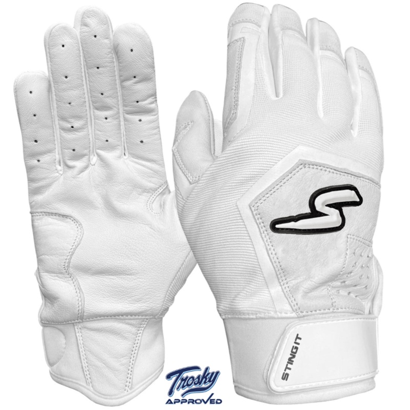 Sting Squad Batting Gloves – White Out