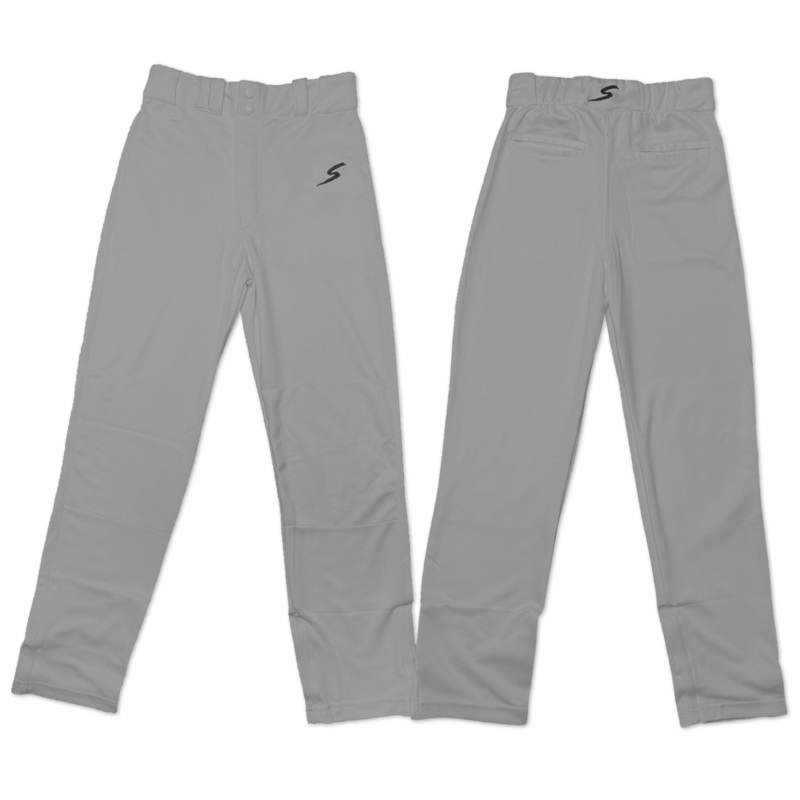 Stinger Premium Pro Style Full Length Gray Baseball Pant
