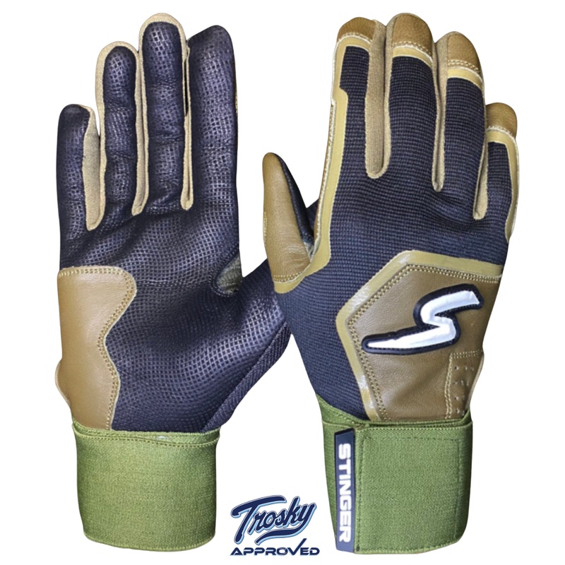 Winder Series Batting Gloves – Military Green & Black
