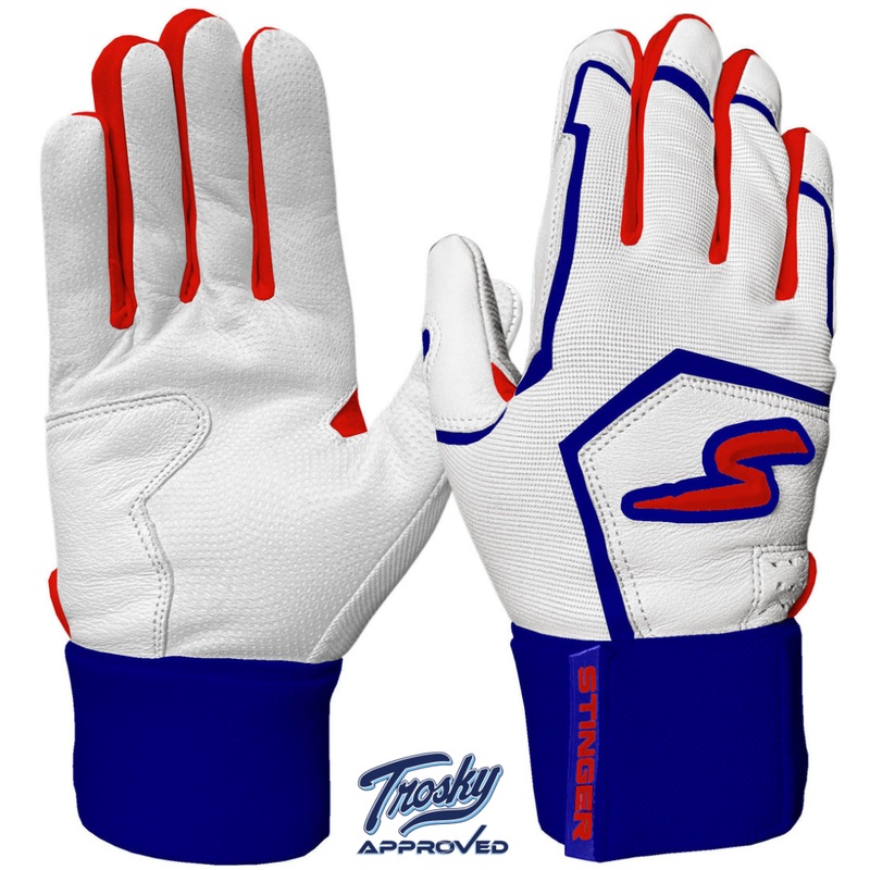 Winder Series Batting Gloves – Red, White & True