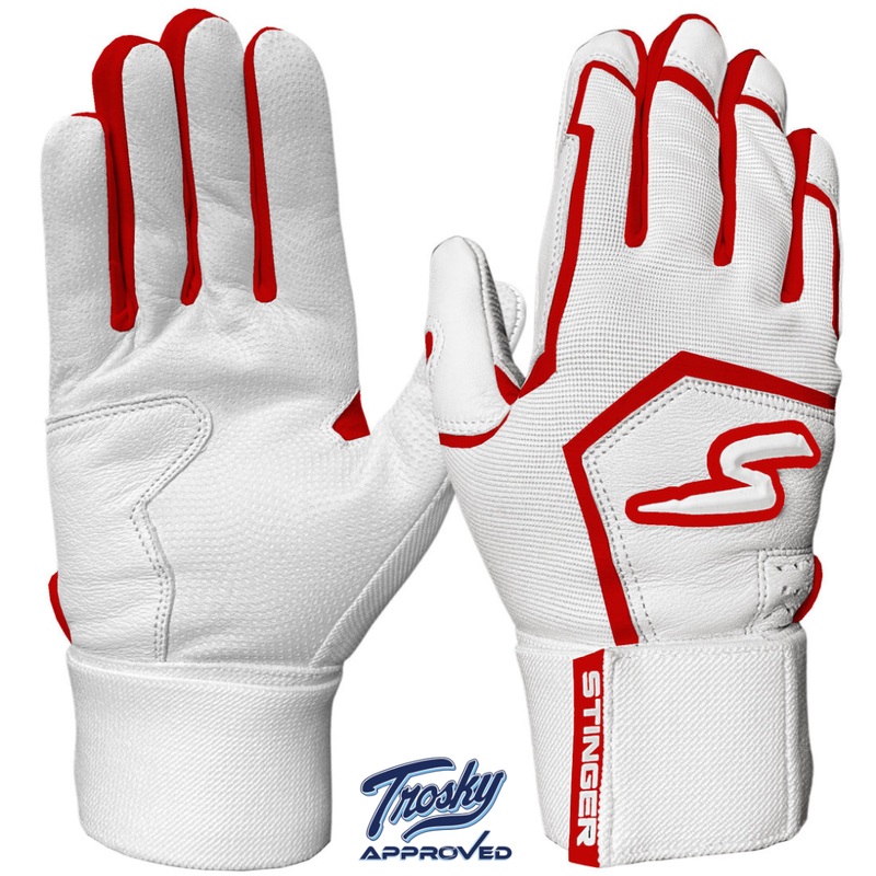 Winder Series Batting Gloves – Red & White