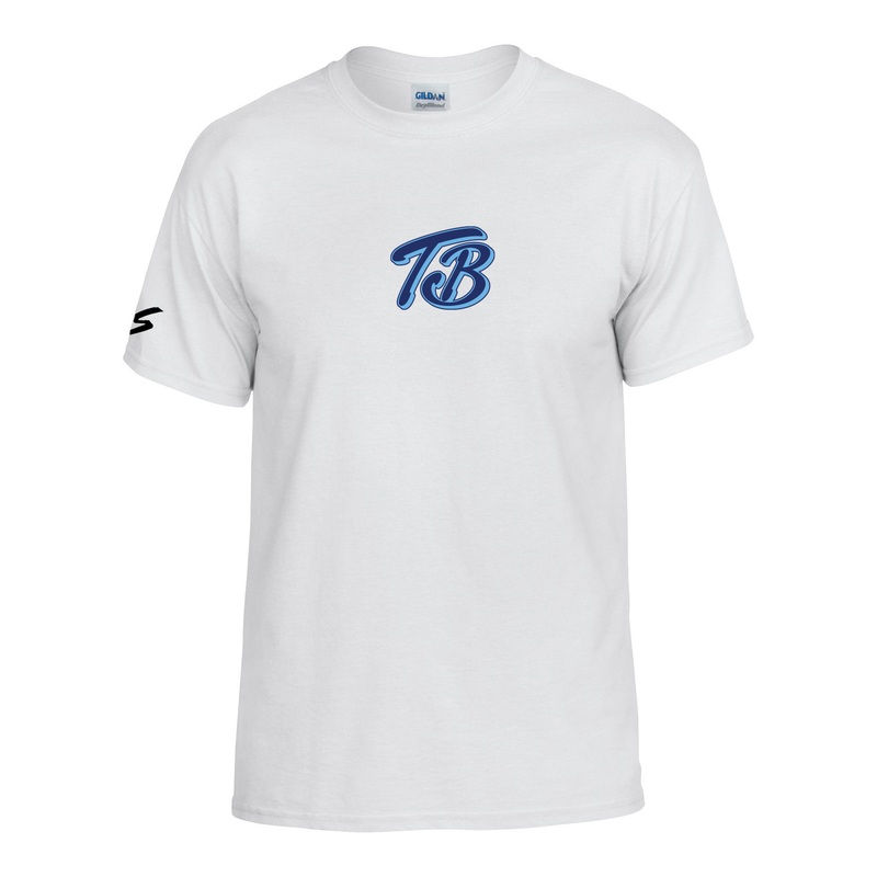 TB T-Shirts White|Youth – Small|Youth – Large|Adult – Extra Small|Adult – Small|Adult – Medium|Adult – Large|Adult – Extra Large|Adult – XXL