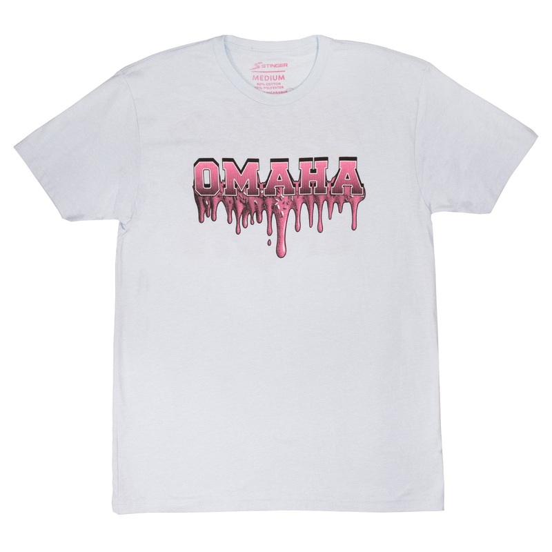 Omaha Drip Tee Shirt|Youth Small|Youth Medium|Youth Large|Youth Extra Large|Adult Small|Adult Medium|Adult Large|Adult XL
